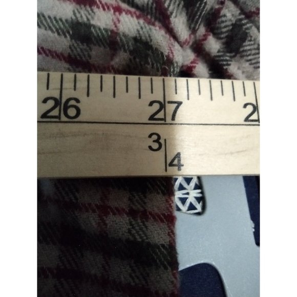 Wrangler Shirt Mens 2XL Red Black Plaid Flannel Premium Quality Shacket - Picture 6 of 6